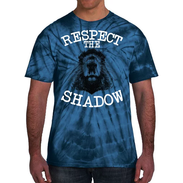 Respect The Shadow Groundhog Tie-Dye T-Shirt