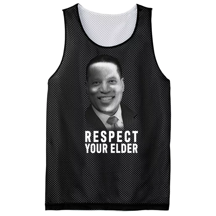 Respect Your Elder Pro Republican Larry Elder Mesh Reversible Basketball Jersey Tank