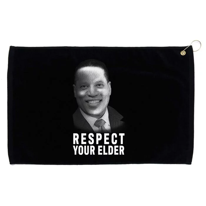 Respect Your Elder Pro Republican Larry Elder Grommeted Golf Towel