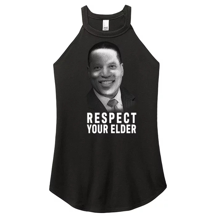 Respect Your Elder Pro Republican Larry Elder Women’s Perfect Tri Rocker Tank