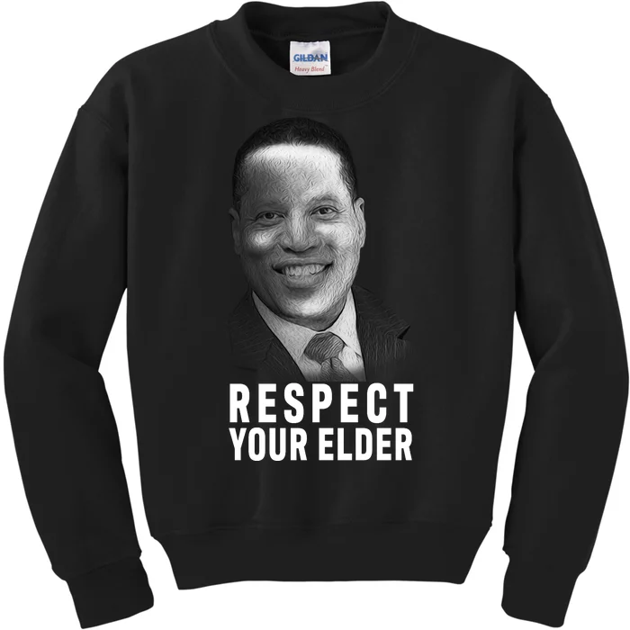 Respect Your Elder Pro Republican Larry Elder Kids Sweatshirt