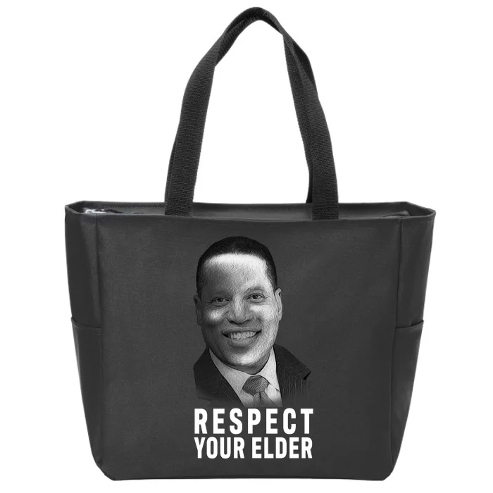 Respect Your Elder Pro Republican Larry Elder Zip Tote Bag