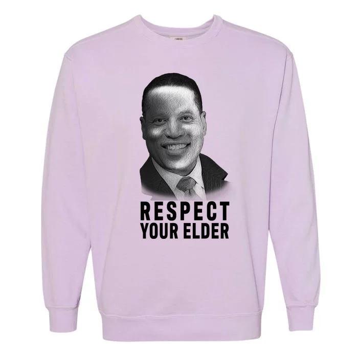 Respect Your Elder Pro Republican Larry Elder Garment-Dyed Sweatshirt