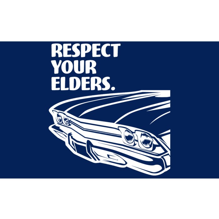 Respect Your Elders Vintage Classic Cars Bumper Sticker