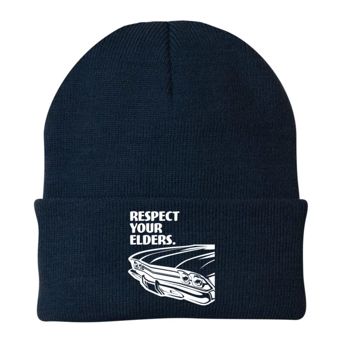 Respect Your Elders Vintage Classic Cars Knit Cap Winter Beanie