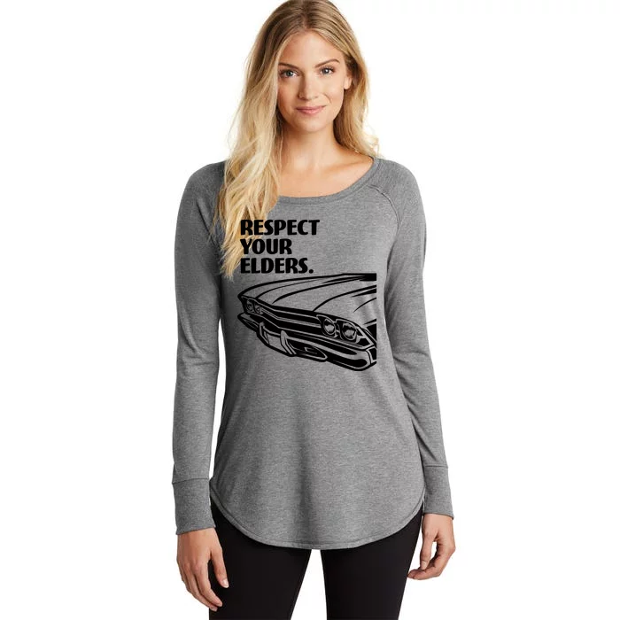 Respect Your Elders Vintage Classic Cars Women's Perfect Tri Tunic Long Sleeve Shirt