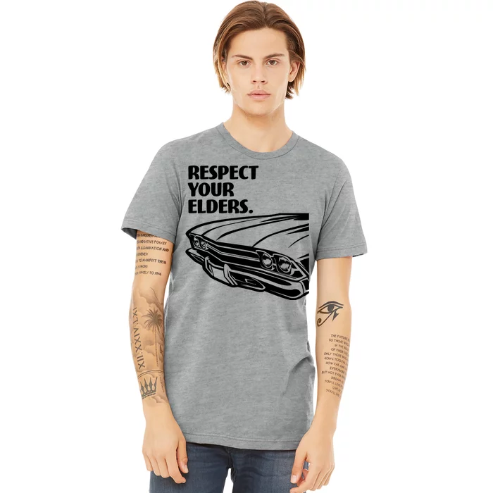 Respect Your Elders Vintage Classic Cars Premium T-Shirt