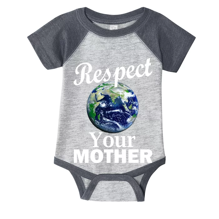 Respect your Mother Earth Infant Baby Jersey Bodysuit