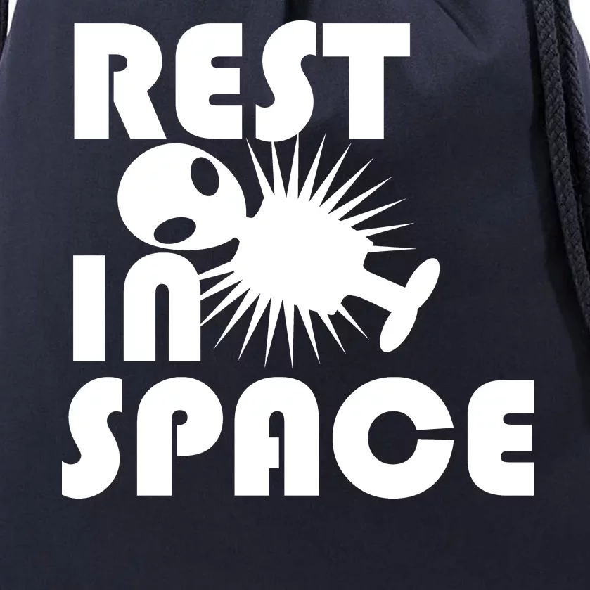 Rest In Space Drawstring Bag