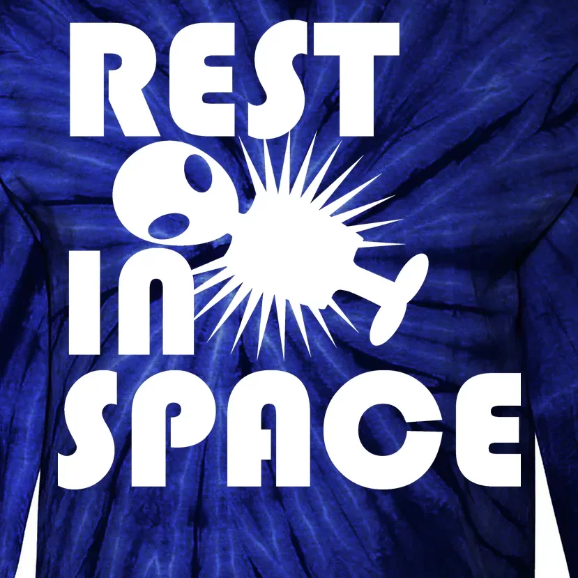 Rest In Space Tie-Dye Long Sleeve Shirt