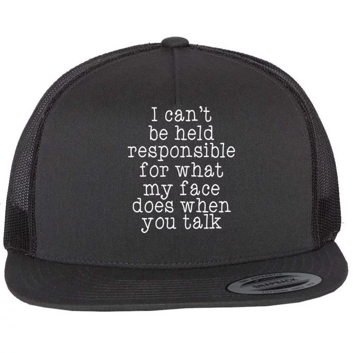 Resting B*tch Face Flat Bill Trucker Hat