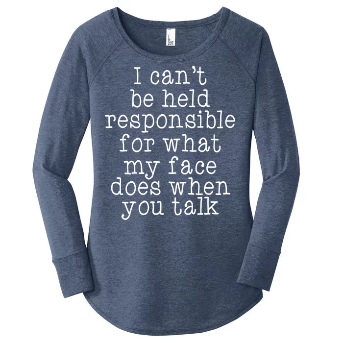 Resting B*tch Face Women's Perfect Tri Tunic Long Sleeve Shirt