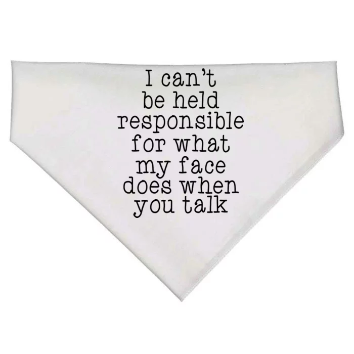 Resting B*tch Face USA-Made Doggie Bandana