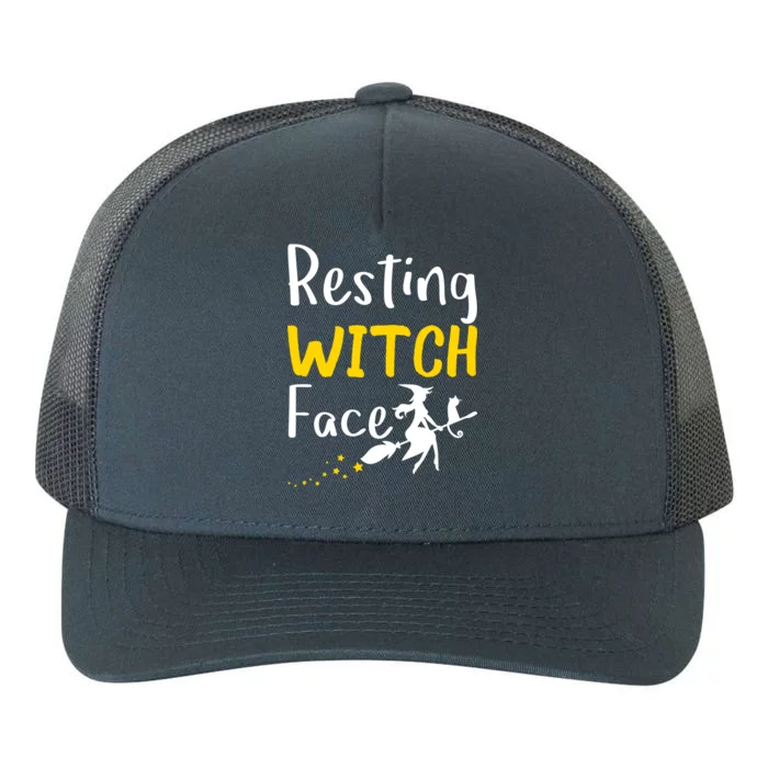 Resting Witch Face Yupoong Adult 5-Panel Trucker Hat