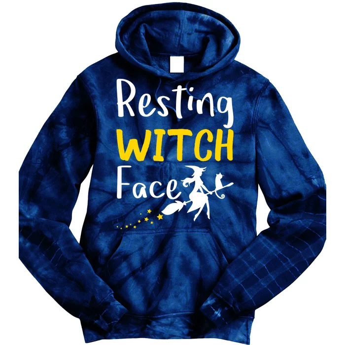 Resting Witch Face Tie Dye Hoodie