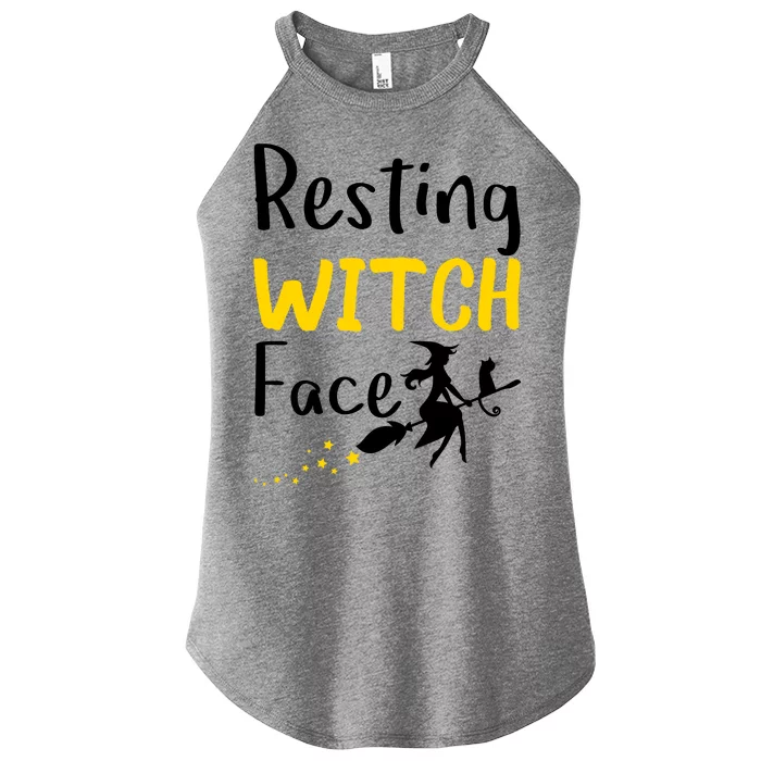 Resting Witch Face Women’s Perfect Tri Rocker Tank