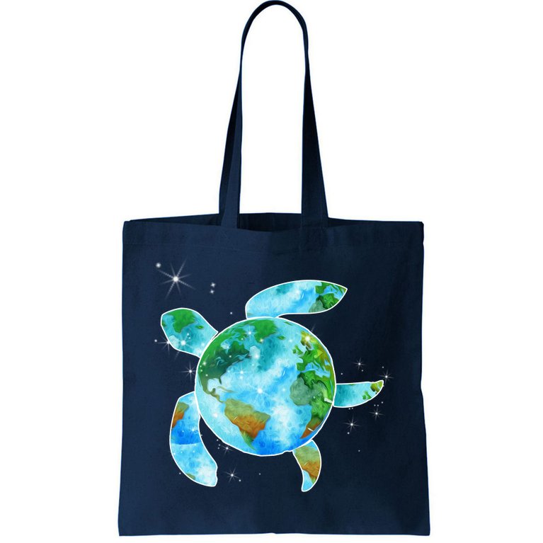 Restore Earth Sea Turtle Art Save The Planet Tote Bag