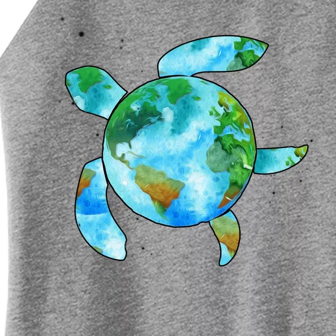 Restore Earth Sea Turtle Art Save The Planet Women’s Perfect Tri Rocker Tank