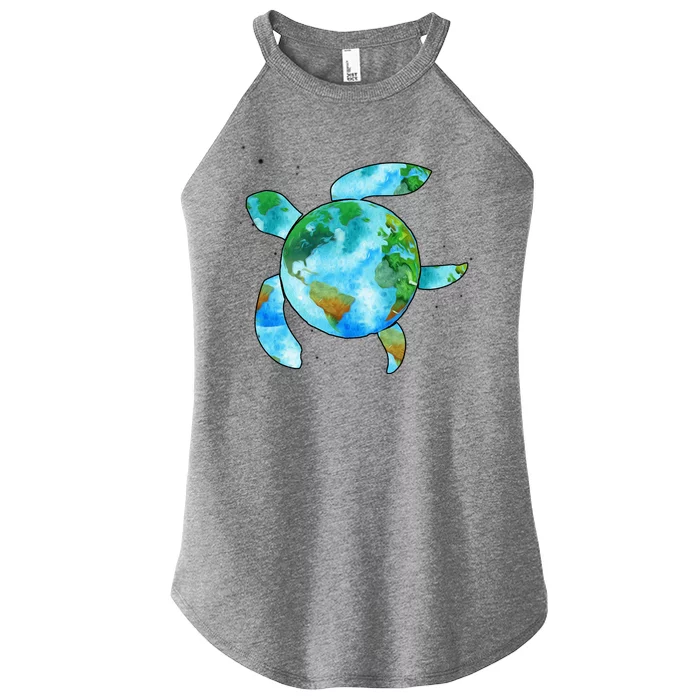 Restore Earth Sea Turtle Art Save The Planet Women’s Perfect Tri Rocker Tank