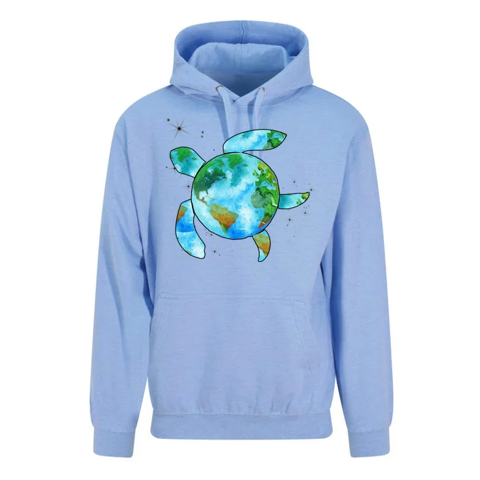 Restore Earth Sea Turtle Art Save The Planet Unisex Surf Hoodie