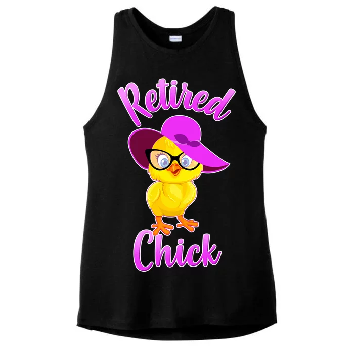 Retired Chick Ladies Tri-Blend Wicking Tank