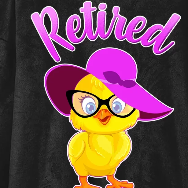 Retired Chick Hooded Wearable Blanket