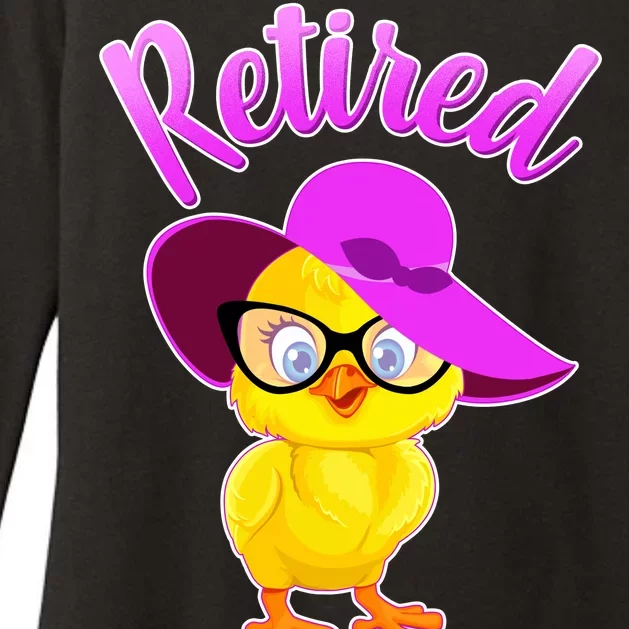 Retired Chick Womens CVC Long Sleeve Shirt