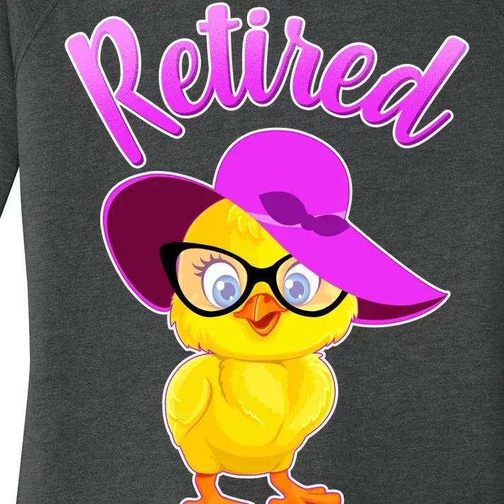 Retired Chick Women's Perfect Tri Tunic Long Sleeve Shirt