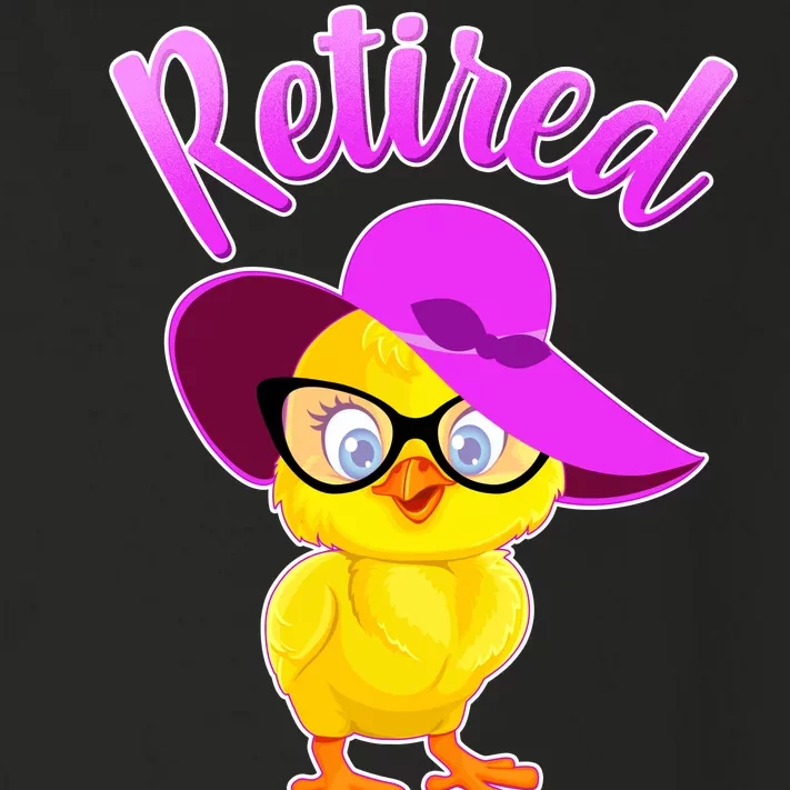 Retired Chick Toddler Long Sleeve Shirt