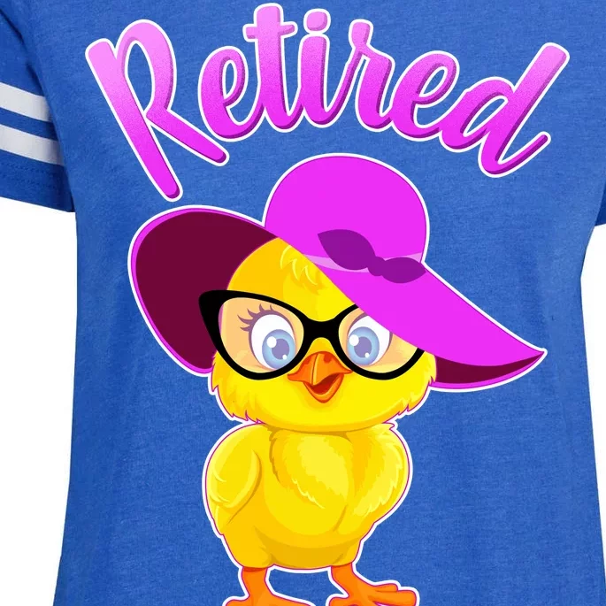 Retired Chick Enza Ladies Jersey Football T-Shirt