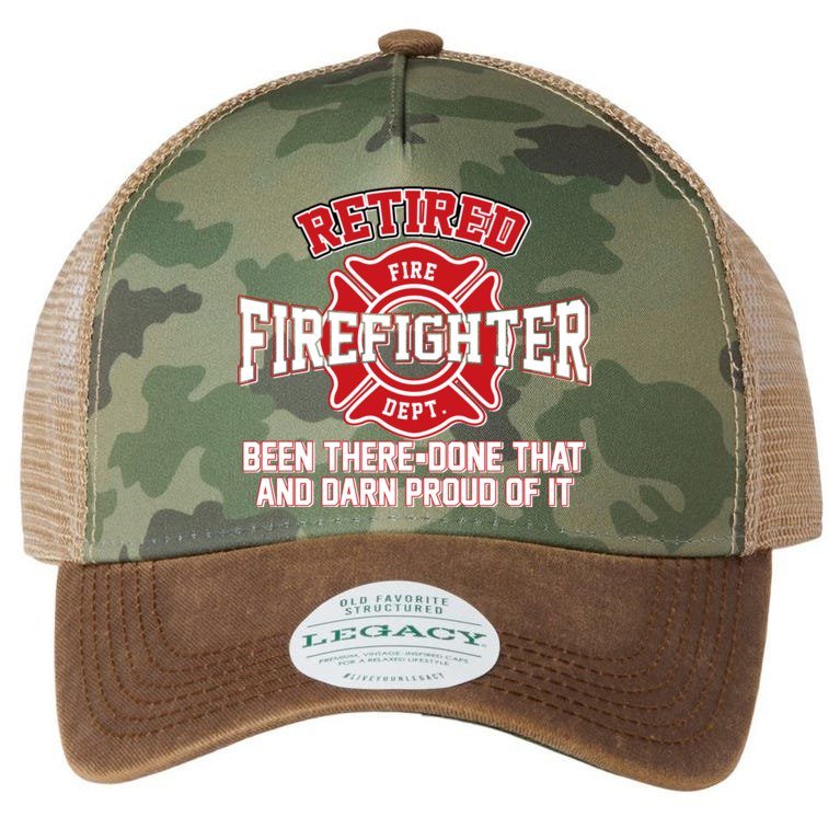 Retired Firefighter Been There Done That Legacy Tie Dye Trucker Hat