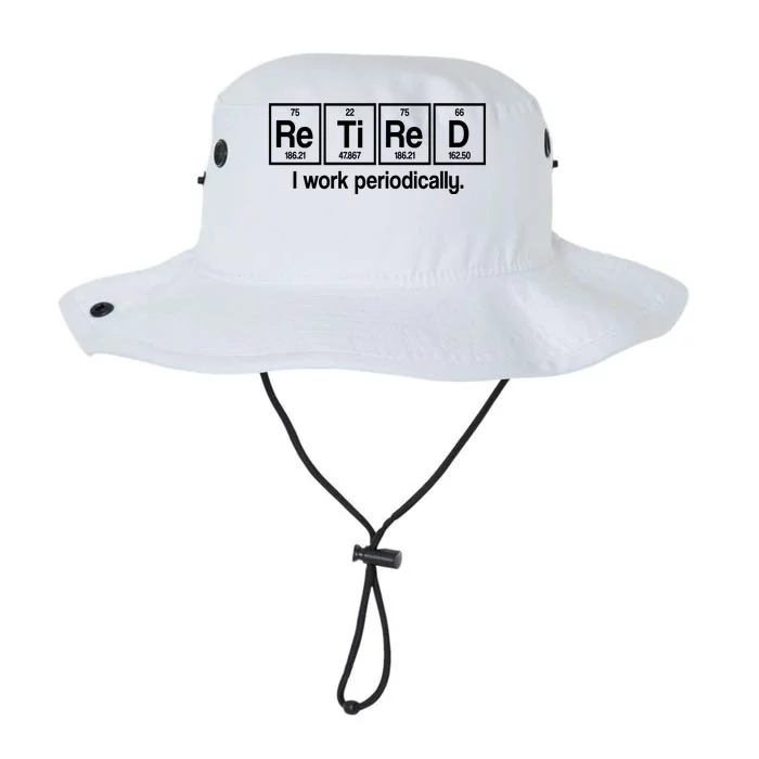 Retired I Work Periodically Periodic Table Elements Legacy Cool Fit Booney Bucket Hat