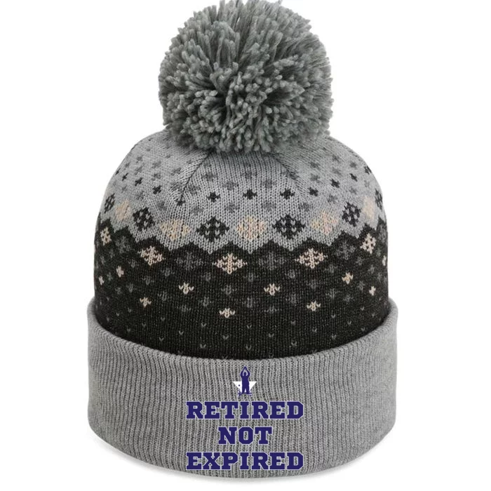 Retired Not Expired The Baniff Cuffed Pom Beanie