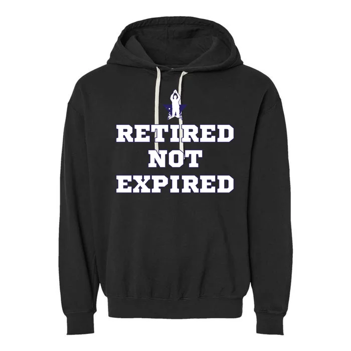 Retired Not Expired Garment-Dyed Fleece Hoodie