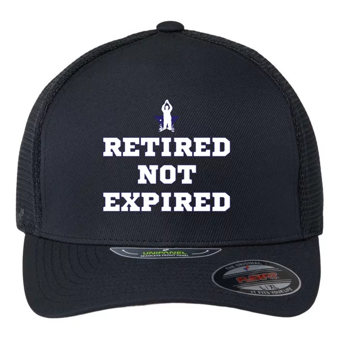 Retired Not Expired Flexfit Unipanel Trucker Cap