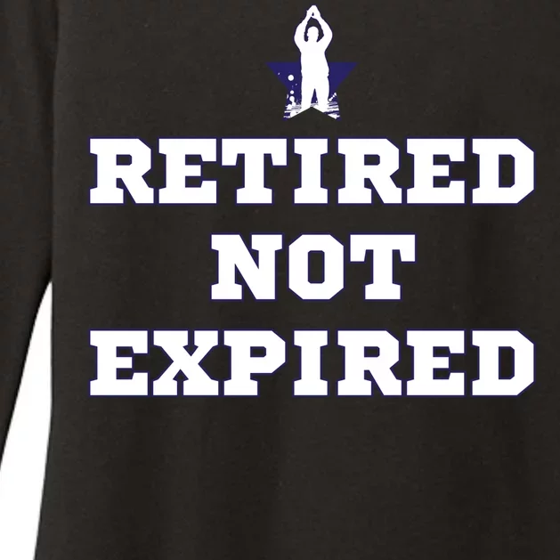 Retired Not Expired Womens CVC Long Sleeve Shirt