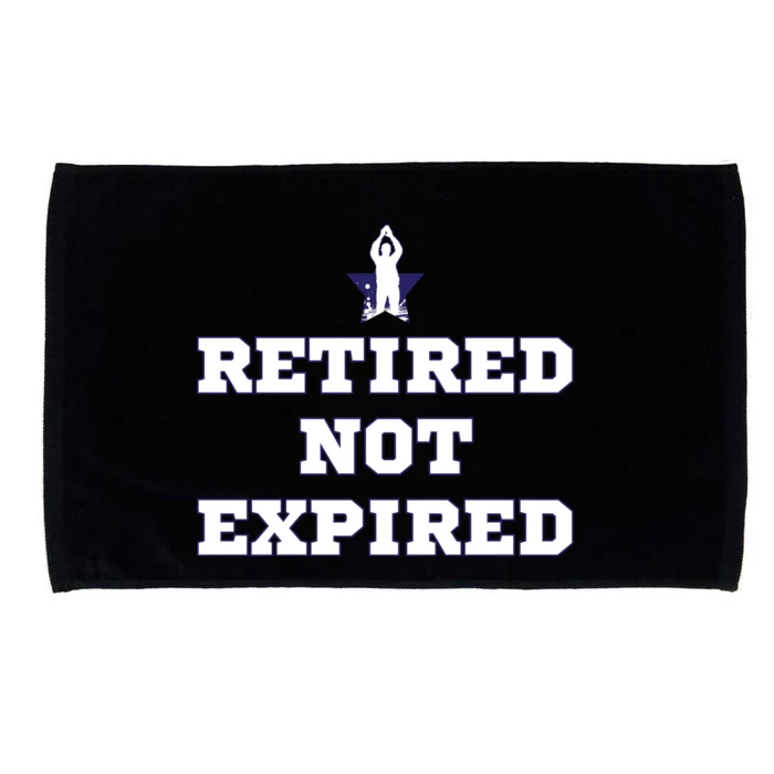 Retired Not Expired Microfiber Hand Towel