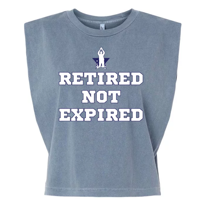 Retired Not Expired Garment-Dyed Women's Muscle Tee