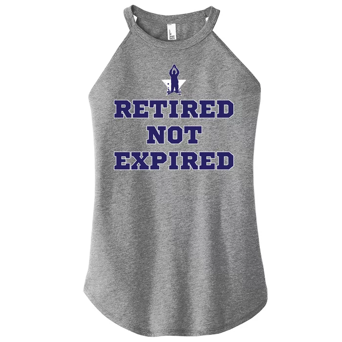 Retired Not Expired Women’s Perfect Tri Rocker Tank