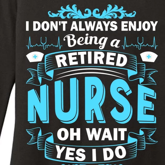 Retired Nurse Womens CVC Long Sleeve Shirt