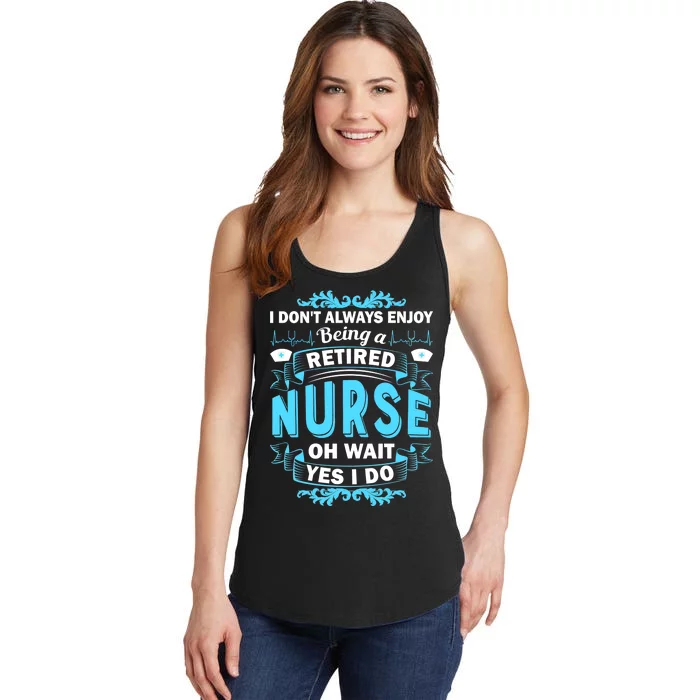 Retired Nurse Ladies Essential Tank