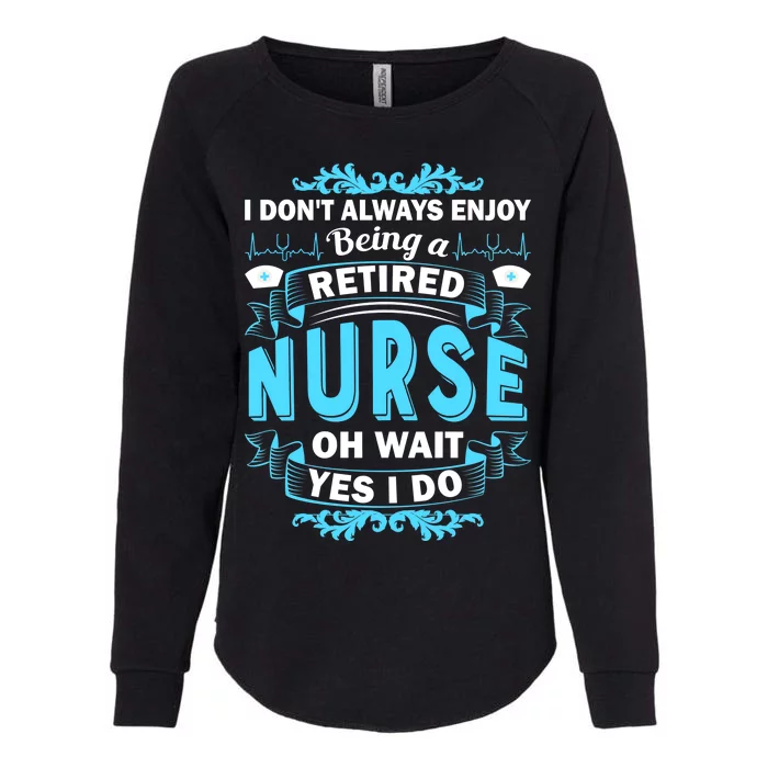 Retired Nurse Womens California Wash Sweatshirt