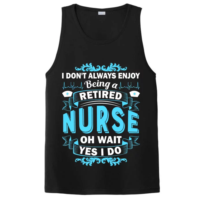 Retired Nurse Performance Tank