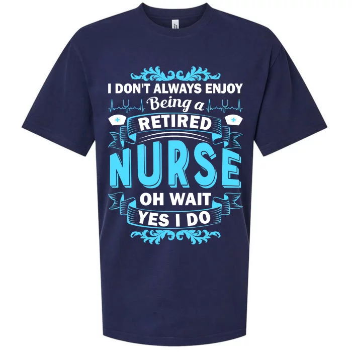 Retired Nurse Sueded Cloud Jersey T-Shirt