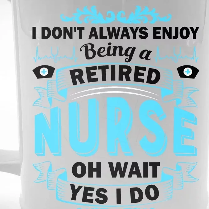 Retired Nurse Front & Back Beer Stein