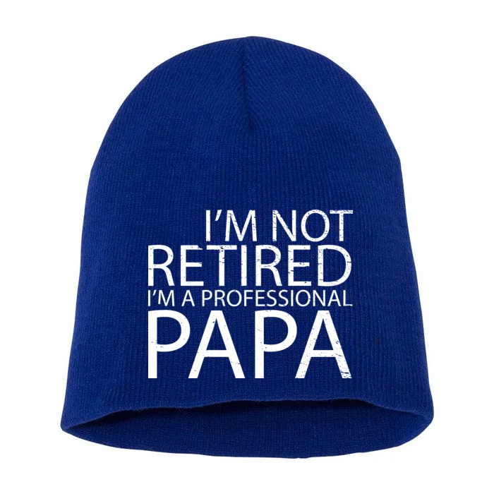 Retired Professional Papa Short Acrylic Beanie