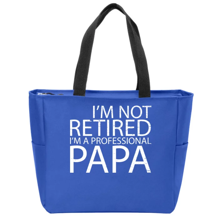 Retired Professional Papa Zip Tote Bag