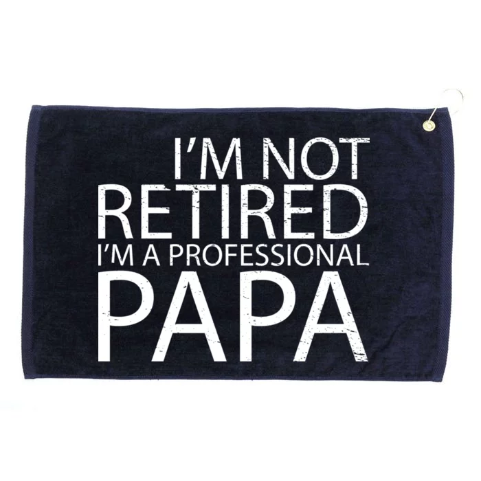 Retired Professional Papa Grommeted Golf Towel