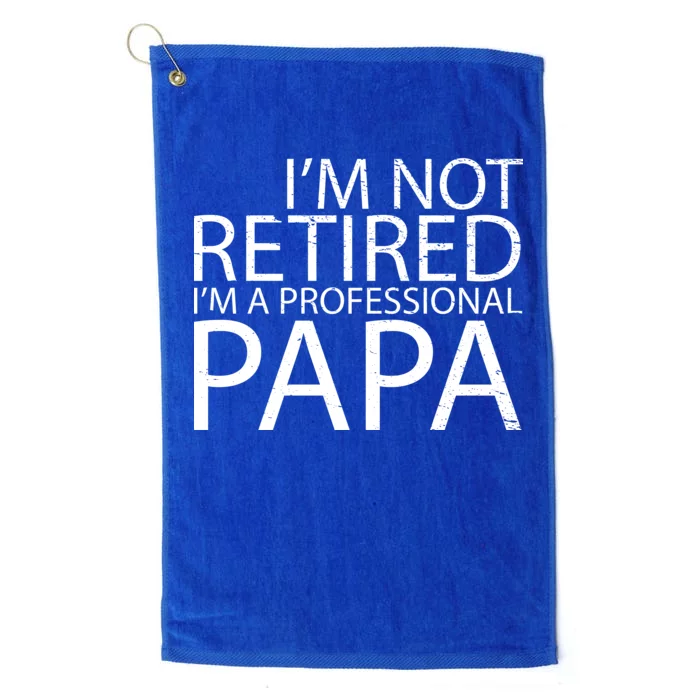 Retired Professional Papa Platinum Collection Golf Towel