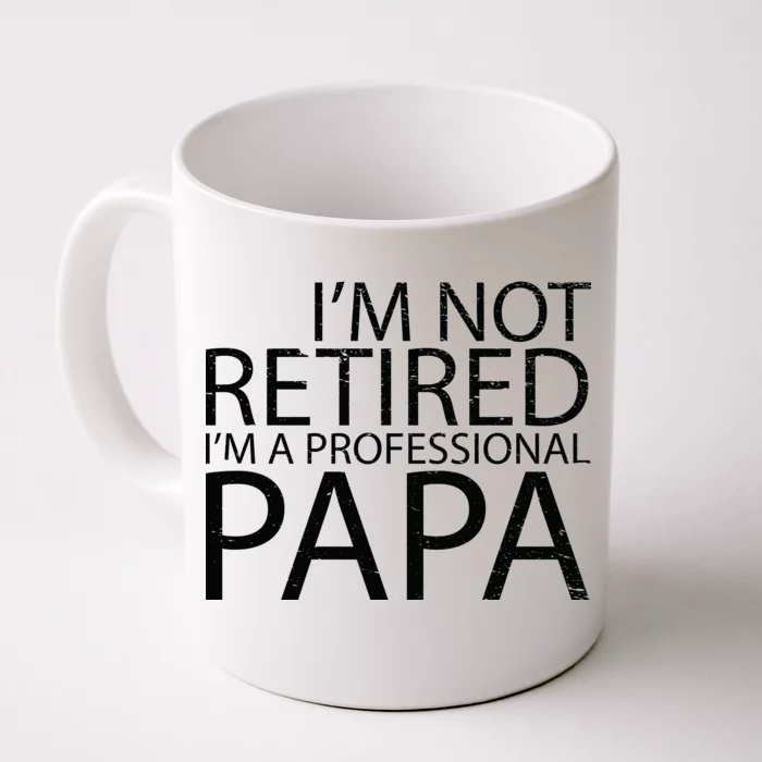 Retired Professional Papa Front & Back Coffee Mug